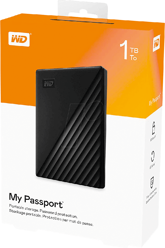 Westren Digital 1TB Portaple My Passoport