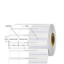 Accessory barcode paper - 1000*75*15 - plain pc