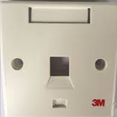 [73] 3M Face Plate 1 Port White VOL-FPUK-1K