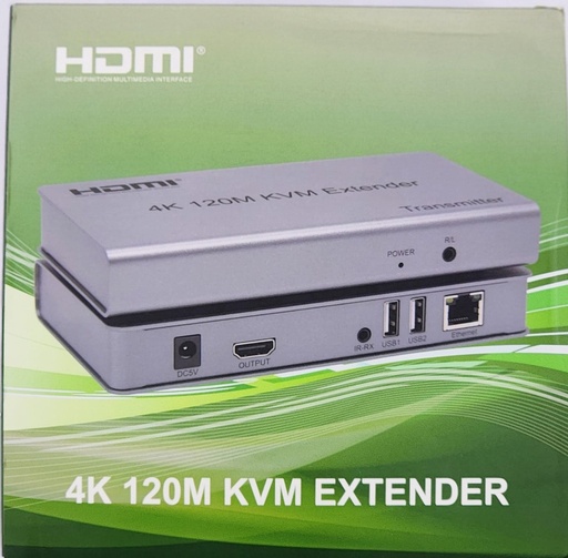 [extender-120] TW 4K,HDMI extender with KVM ,120m, 1TX to 1 RX