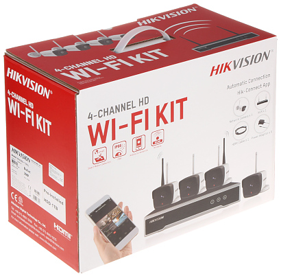 [NK42W0] Hikvision 4 Channel NVR Kit with 4 CH NVR and 4 IP Camera +1TB HDD