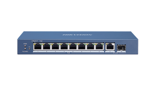 [DS-3E0510P-E] HIKVISION 8 Port Gigabit Unmanaged POE Switch